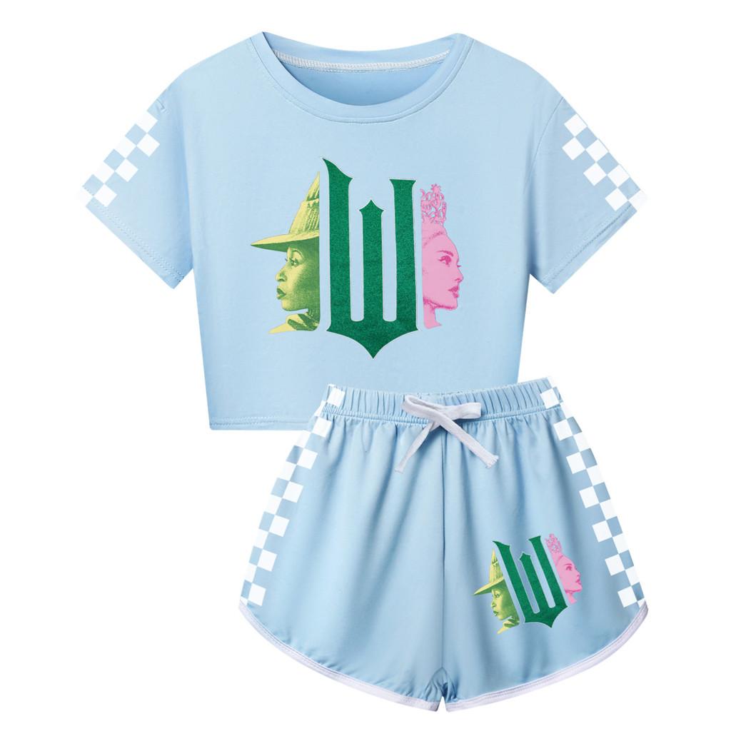 Print Wicked Children Short Sleeved Short Style Suit Pajama Clothing Fashion