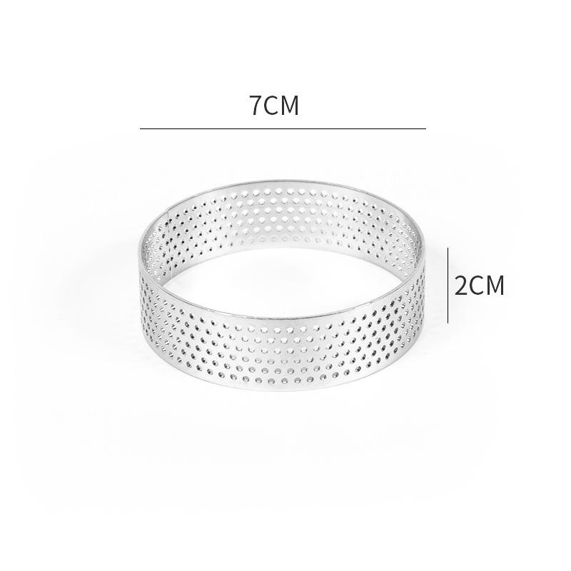 Kulaté formy na koláče z nerezové oceli Formy na koláče na koláče Formy na cukroví Vykrajovátka na pečivo Kruhová forma Forma na koláče Kuchyňský nástroj na pečení