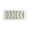 Indoor Air Vent Floor Register Cover for Home Use with Plastic Construction and Adjustable Airflow for Ventilation