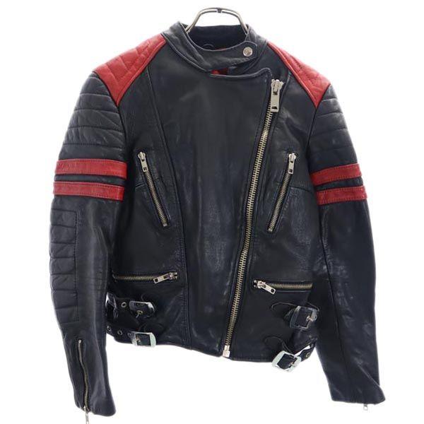 ECHTES LEDER 80s vintage Riders jacket 40 Black series Quilted back Women Used