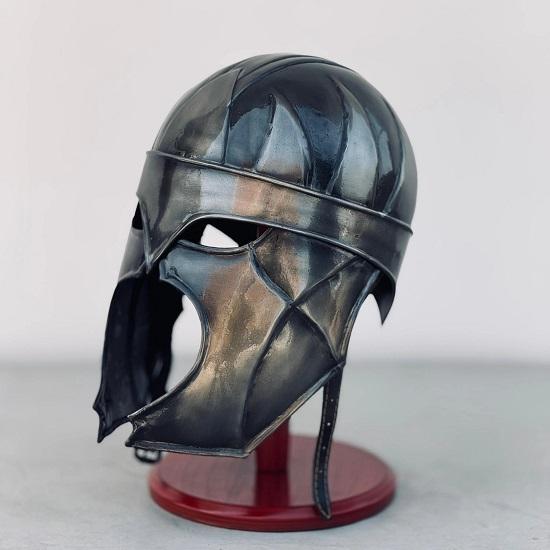 Fantasy Viking Helmet, Handcrafted Norse Style Armor for Halloween, Roleplay, or Medieval Decor Gift