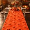Comfortable Halloween Table Runner Soft Texture 3D Tufting Dining Tablecloth  Restaurant