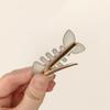 Y2k Geometry Hair Accessories Animal Fish Bone Hair Clip Korean Style   Kids
