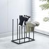 Large Iron Rain Boots Drying Rack Free Standing Shoe Storage Organizer for Home Living Room Dorm Office