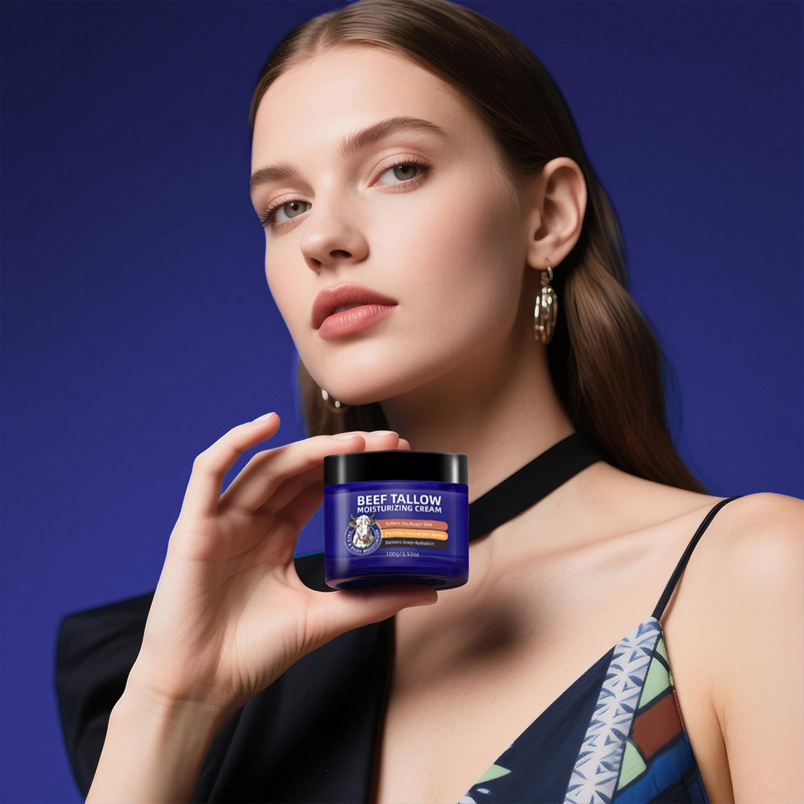Cow Moisturizing Cream Balances Skin Moisture, Nourishes Delicate And Tender Skin, And Moisturizes The Skin One Size синий