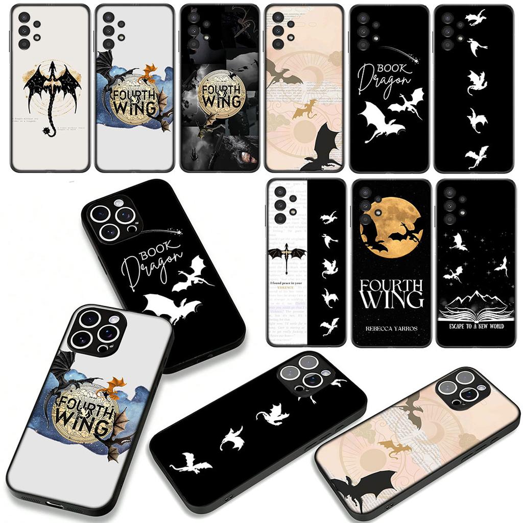 Book Fourths Wings Phone Cover Case for Xiaomi Poco X7 X6 X5 F7 F6 F8 Ultra F5 M6 M7 M8 Pro C85 C75 C65 C71 C61 Casing