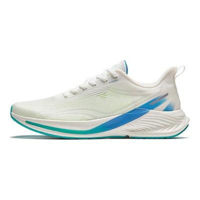 Hydrogen Run 6 Comfortable Simple Shock Absorption Rebound Low Top Running Shoes Men Running Shoes White Blue 112425540-7