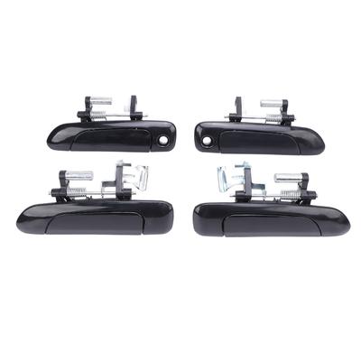 4PCS Outside Door Handles 72140S5A013 Stylish Black Comfortable Hold Car Exterior Door Handle Set for Sedan