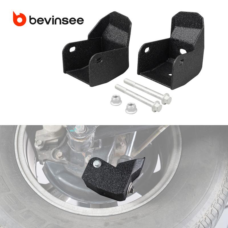 BEVEE Steel Lower Shock Guard for Toyota FJ Cruiser 2010-2014, for Toyota 4Runner 2010-2024, Replace for 42110-60A81