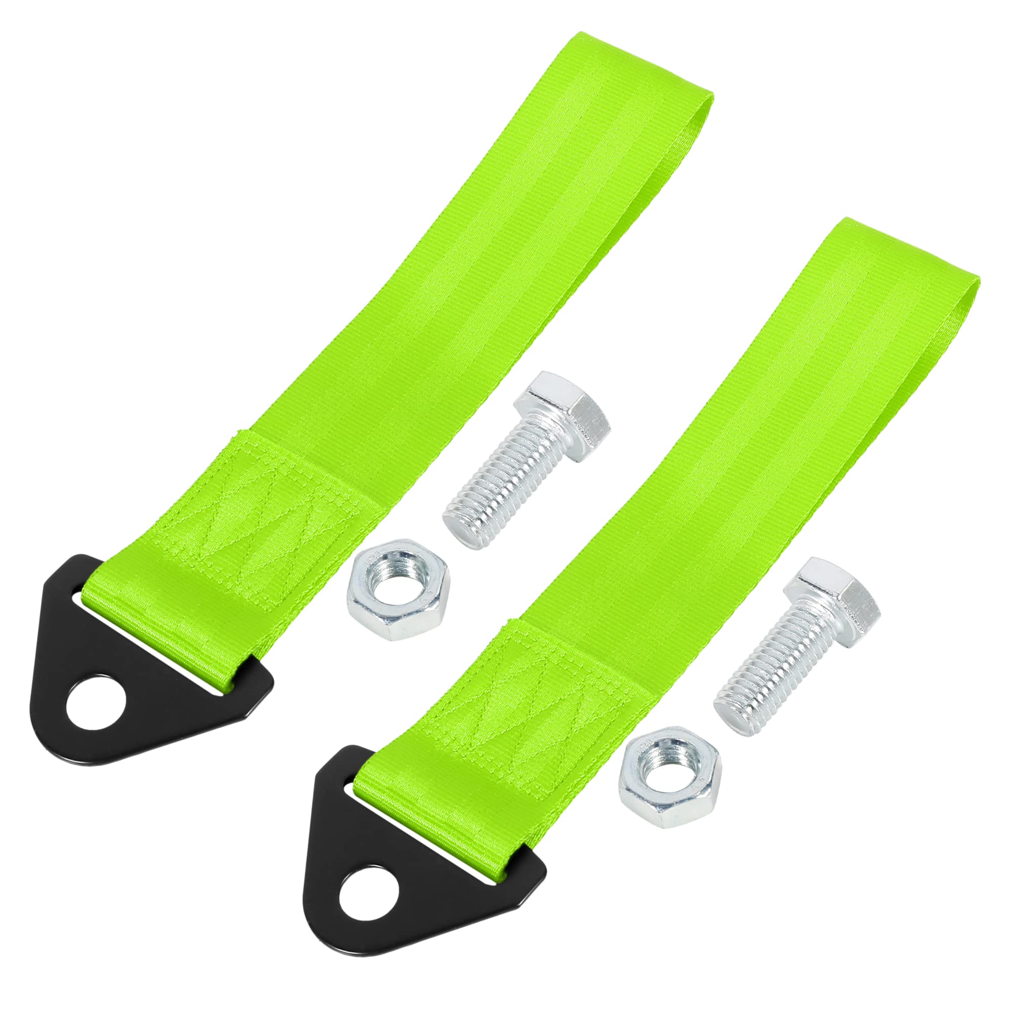 

X AUTOHAUX Tow Strap Tow Hook Tow Hook Tow Rope Belt Hook Bumper Trailer One size зелёный