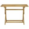 VidaXL Folding Garden Table, Dining Table, Patio Terrace Backyard Balcony Outdoor Furniture, Modern, Wood 365736