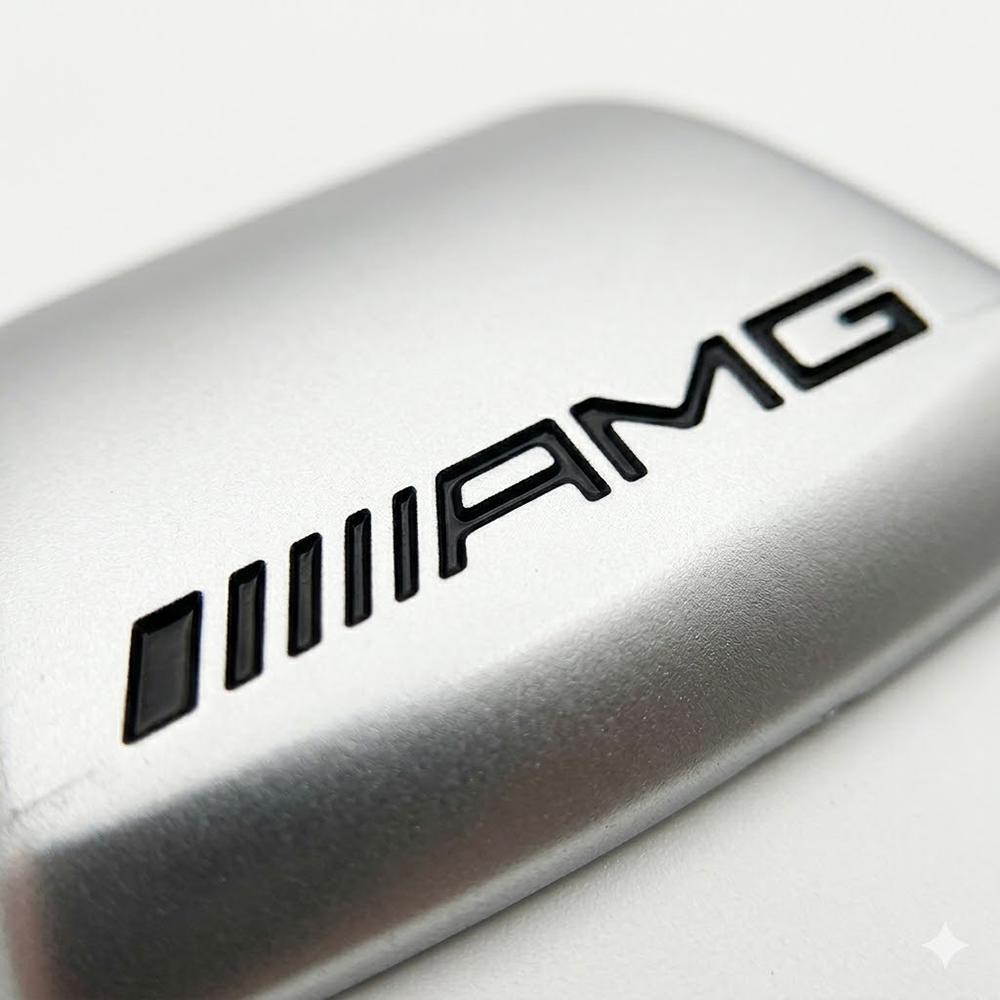 3D Metal Logo AMG Steering Wheel Badge Emblem Sticker Trim For Benz W205 W213 W204 W212 GLC GLE CLA Car Interior Accessories