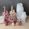 Middle Finger Gesture Finger Candle Silicone Mold DIY Aromatherapy Plaster Art Soap Resin Crafts Making Tools Home Decoration