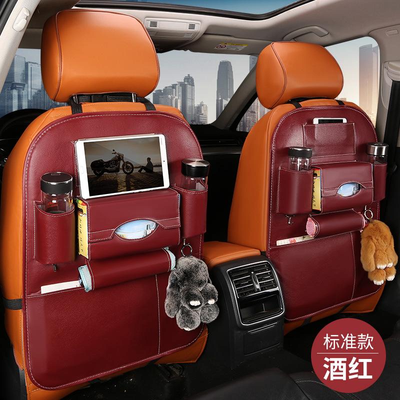 Organizzatore di Tasche per Schienale Sedile Auto in Pelle PU Universale Borsa Organizer per Schienale Sedile Auto