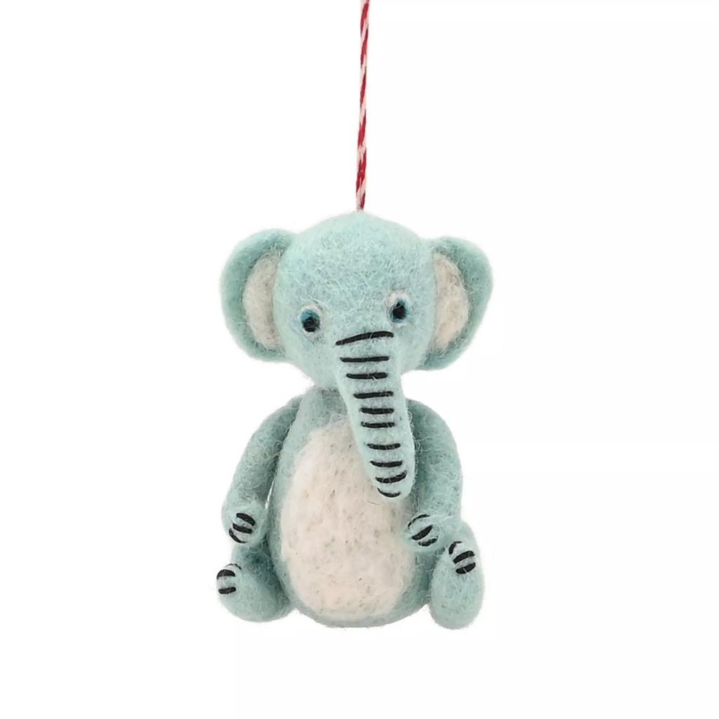 The Seasonal Gift Co. Filz Elefant Weihnachtsbaumschmuck