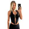 Frühling Sommer Neuankömmling Damenmode Spicy Girl Sexy Neckholder Tank Crop Top mit Rückenausschnitt