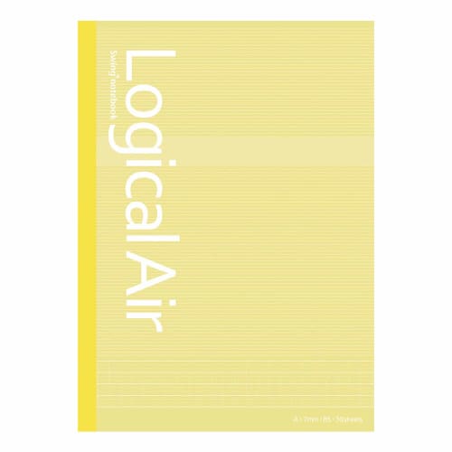 Nakabayashi Logical Air Note 5-Book Pack Semi-B5 A-lined Pale Tone Series No-B585A-5P