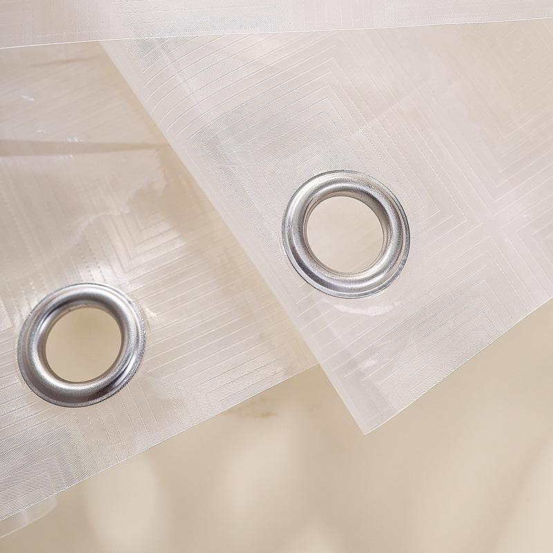 EVA Eco-Friendly Splash-Proof Shower Curtain, Thickened Style for Bathroom