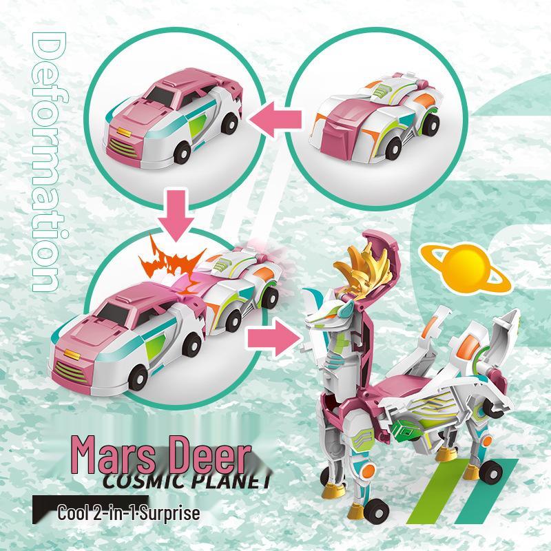 Silverwing Dragon Two-in-One Magnetic Transforming Toy Car