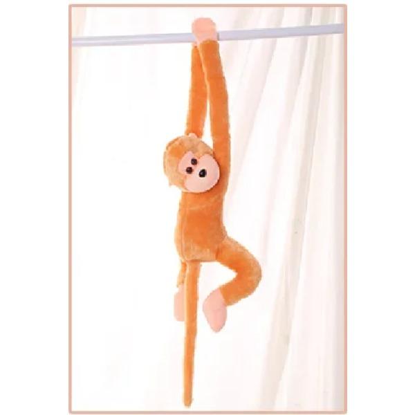 1pc 60cm Long-Armed Monkey Plush Toy for Kids Stuffed Gibbon Cuddle Room Hanging-Decors Soothe Girl Gift Hanging Toys