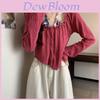 Knit Top With Asymmetric Design For Spring Casual Wear