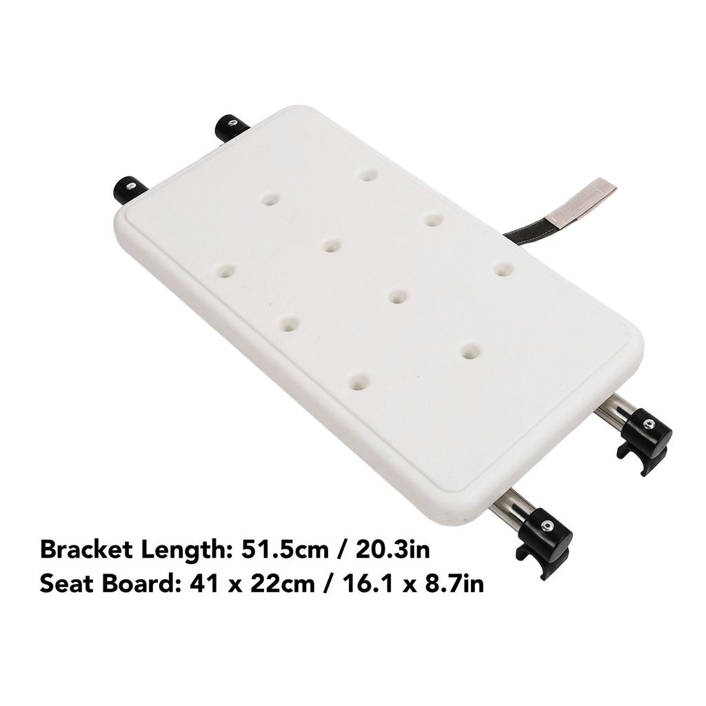 Walker Bath Seat Plate Anti Slip Senior Rest Seat Accessories with Drainage Holes for Disabled