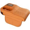 Vehicle Armrest Cushion Made Of Napa Leather With Sponge Core Cup Holder Slot And Tissue- Storage For Practical Use