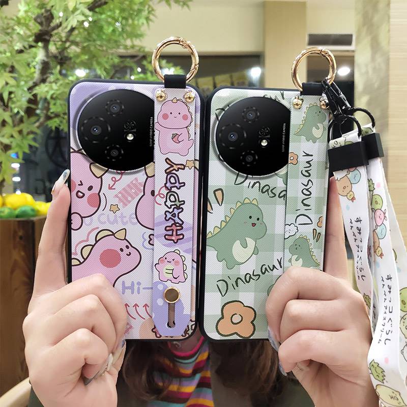 Dirt-resistant Cute Phone Case For TCL 50 Nxtpaper 5G/50Pro Nxtpaper 5G Protective Lanyard Anti-dust Wristband Silicone