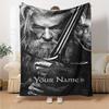 Lord Rings Personalized Text Blanket Throw Customizable Blanket Soft & Cozy Versatile for Picnics Livingroom Nap Seaside for All Occasions