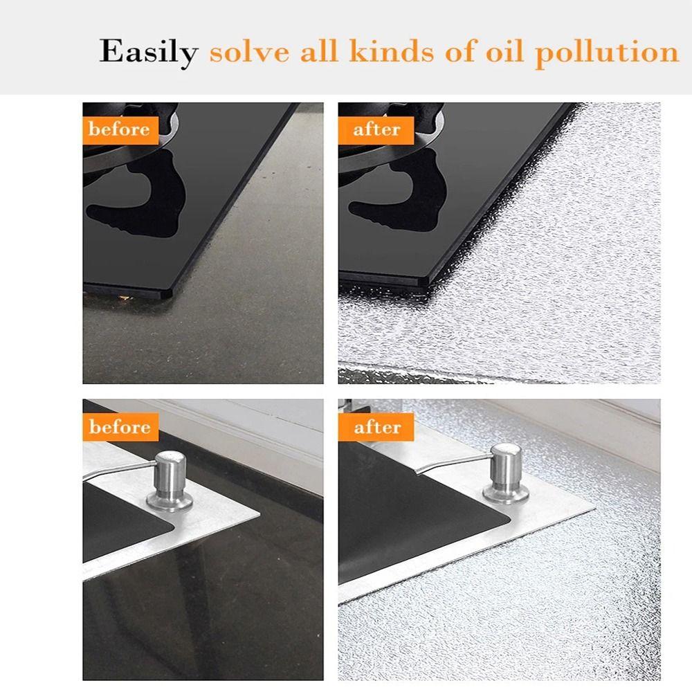 40CMx10M Kitchen Oil-proof Sticker PVC Cabinet Wallpaper Furniture Refurbishment