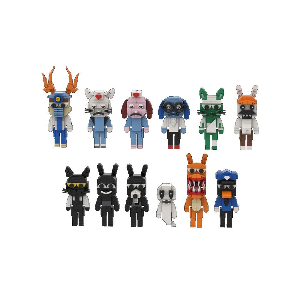Animal Hospital BUilding Blocks Horror Game Animal Hospital Anomaly Cat Dog Penguin Bunny Animal Hospital Accessories Toys Gifts