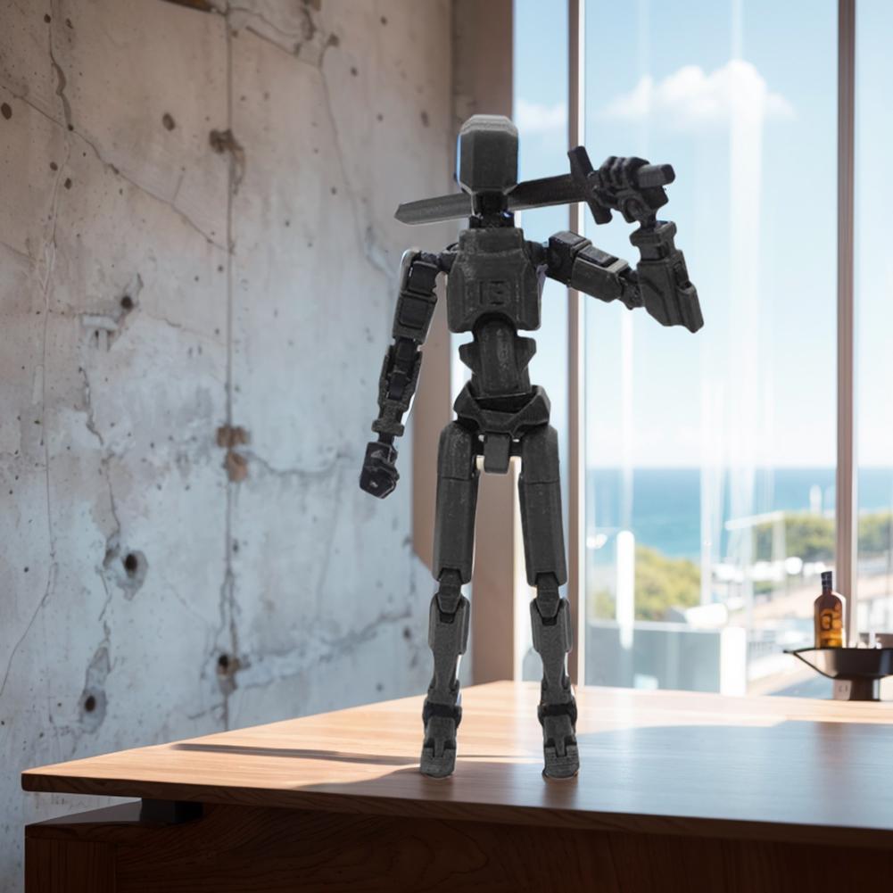 Dummy 13 Actionfigur 3D-gedruckt Mehrfach gelenkig Bewegliche Figur Eltern-Kind-Spiel 3D-gedruckte Schaufensterpuppe Desktop-Dekorationen