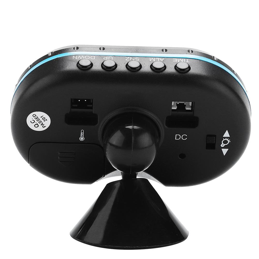 12V LED Display Car Digital Thermometer Voltmeter Meter Clock Alarm Monitor