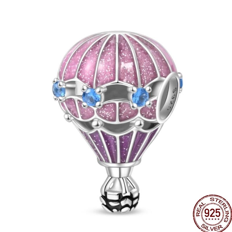 Original Copper Charm Beads Luminous Firefly Tarot Card Perfume Butterfly Bead For Women Diy Bracelet Charm Jewelry