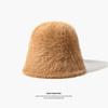 Imitation Rabbit Fur Hat Women's Autumn and Winter Versatile Fashion Bucket Hat Plush Bucket Hat Basin