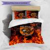 Set Lenzuola Stampato Hull City Football 3 Pezzi, Comodo Set Copripiumino per Camera da Letto Amico della Pelle