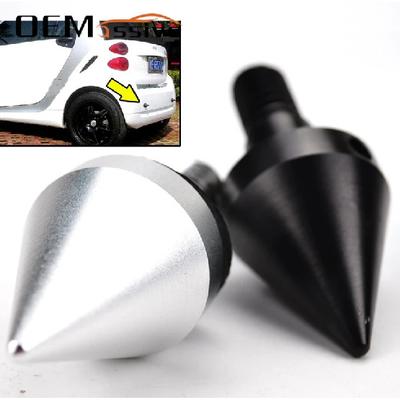 Front Rear Bumper Spike Anti-Collision Guard Protector For SMART Fortwo ED 451 2008-2014 Black Silver