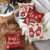 Christmas Delights: Let It Snow, Merry Christmas Pillowcases with Festive Designs Sofas, Bedroom Pillow Covers, Holiday Gifts