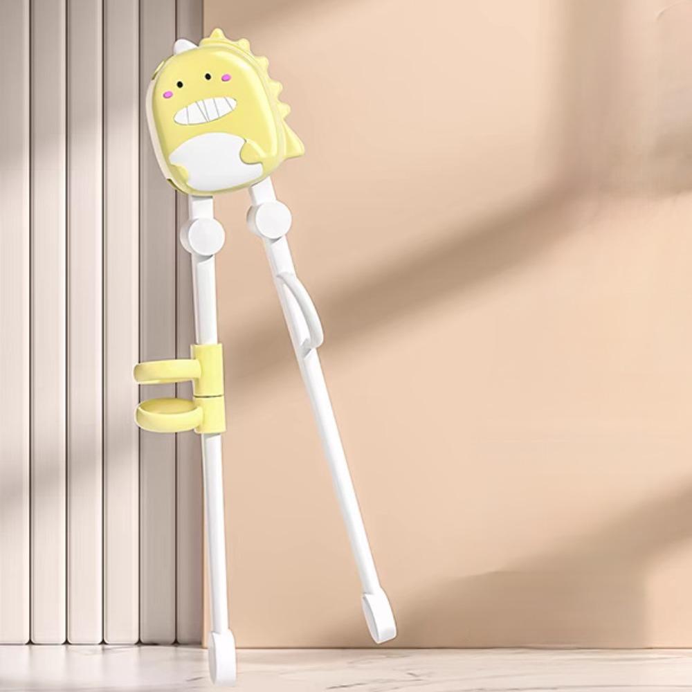 Ergonomic Dinosaur Training Chopsticks Educational Kid Chopsticks Toddler Tableware  Preschool Yellow