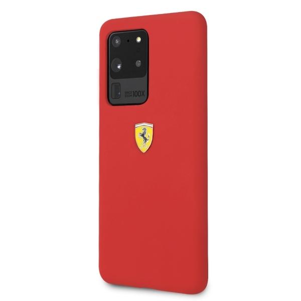 Etui Do Samsung Galaxy S20 Ultra Ferrari Twarde Czerwone Silicone