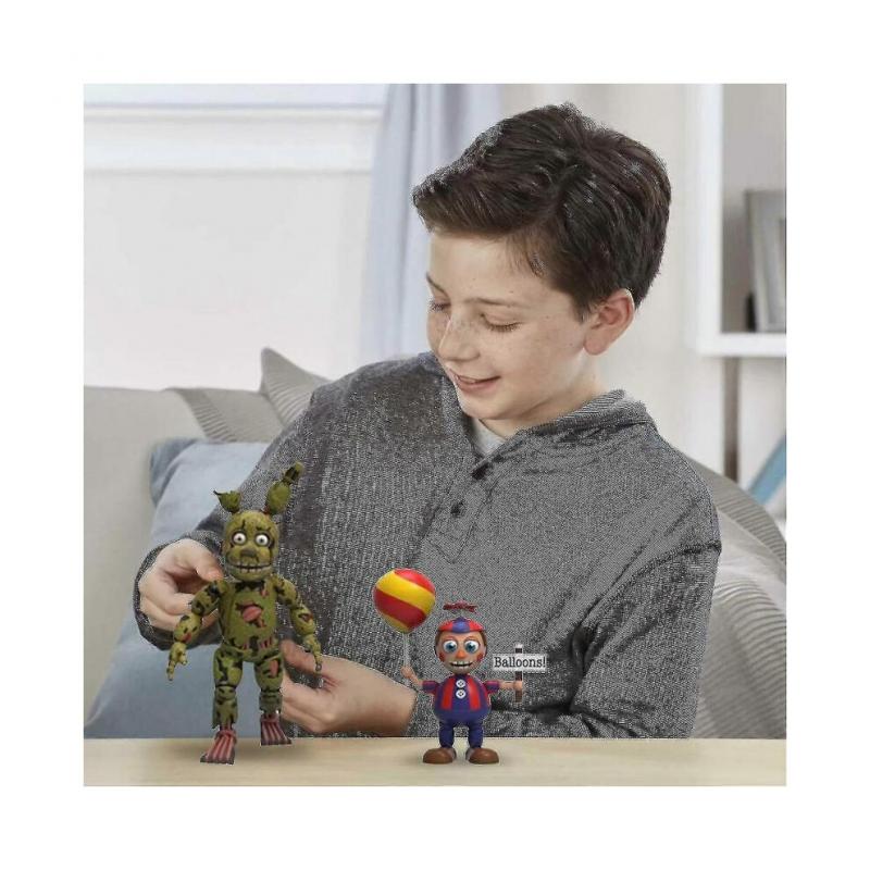 Paquete de 5 Figuras de Anime para Montar Juguetes Five Night At FReddy Fnaf Figura de Acción Linda Modelo de PVC FReddy To