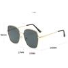 New Small Square Sunglasses Women Gradient Transparent UV400 Sun Glasses Fashion Outdoor Travel Eyewear