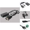 Vga To Hdmi Converter Cable Copper Core For Hdtv Monitor Pc Gaming Home Theater Setup