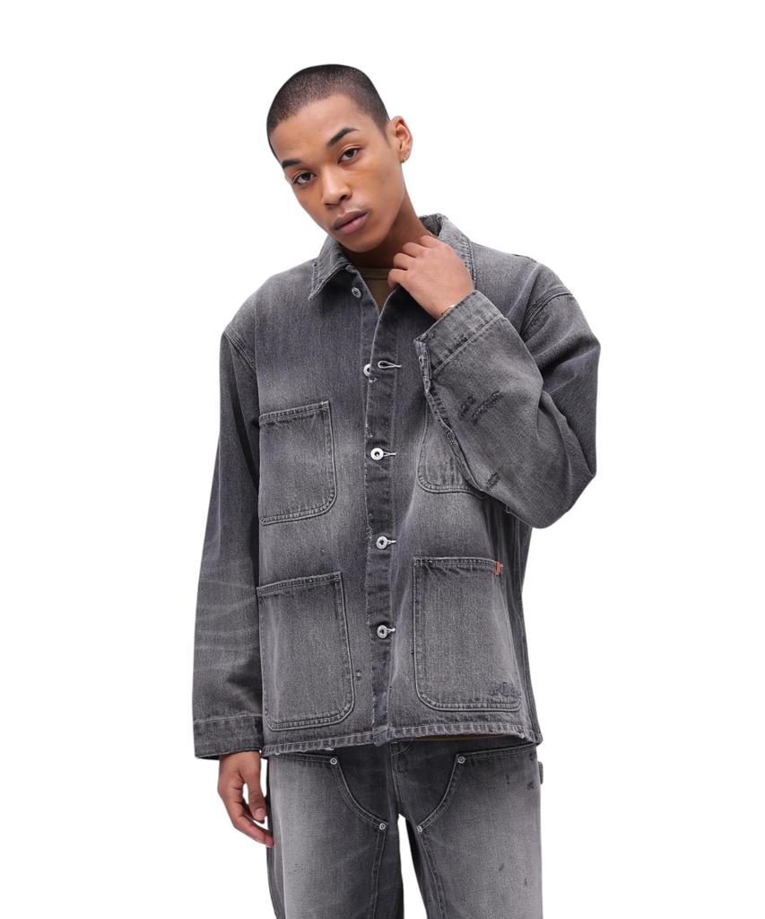 Avirex UNIVERSAL OVERALL DENIM XL COVERALL, Men's 010, Black, 783-5152203