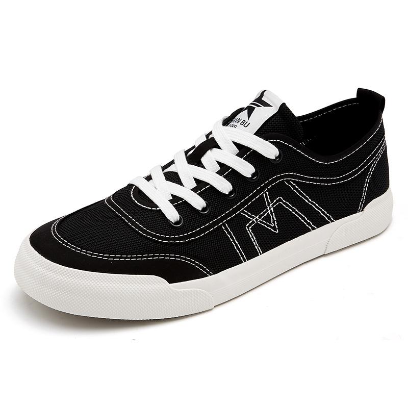 New Summer Men's Shoes Korean Style Fashionable Niche Design Breathable Board Shoes
