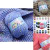 Premium Milk Cotton Baby Yarn With Colorful Dots For Knitting And Crochet