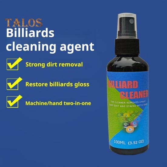 Billiard Ball Cleaner Spray Compact Portable Easy To Use Wide Application Billiard Balls Polishing Spray Cleaning Tool