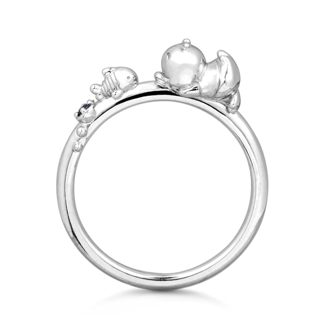 

Sanrio Duck Peckle Goods Ring Duck Peckle Ring Silver Accessories Jewelry Present [U-Treasure] Women s (No. 9)