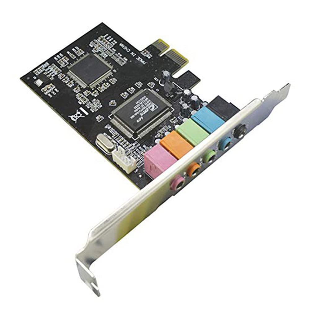 Internal Sound Card for Ahvqevn 5.1, Low-profile Bracket, 3D Stereo PCI-E, 8738 Chip, 3264-bit Sound Card with PCI.