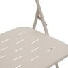 Outdoor 3-Piece Foldable Bistro Set, E Coating Furniture Sets, 2 Chairs and 1 Table, Weather-Resistant Outdoor/Indoor Conversation Set for Patio,Beige